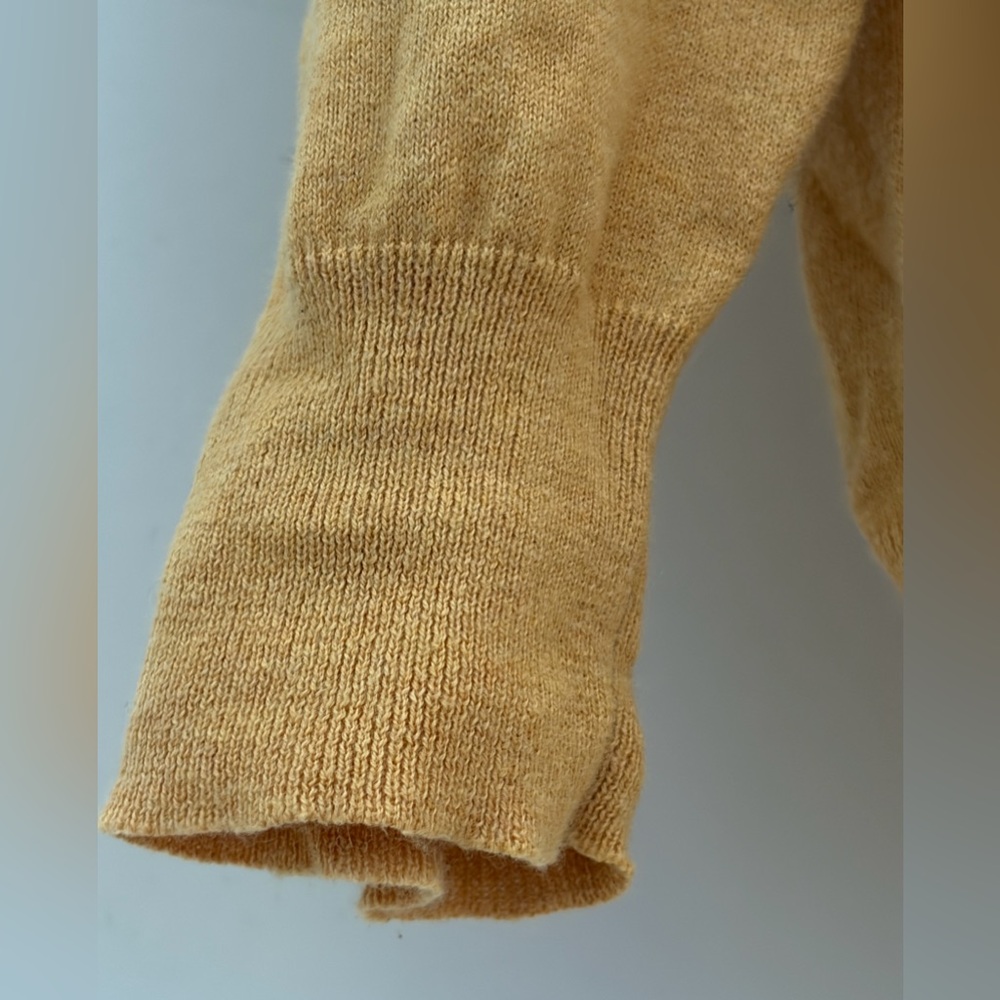 Eileen Fisher Mustard Yellow Button-Up Cardigan - Picture 7 of 9